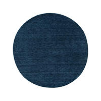 TEPPICH Wollteppich Jamal Blau - Blau, Textil (120/1cm) - KUNSTLOFT