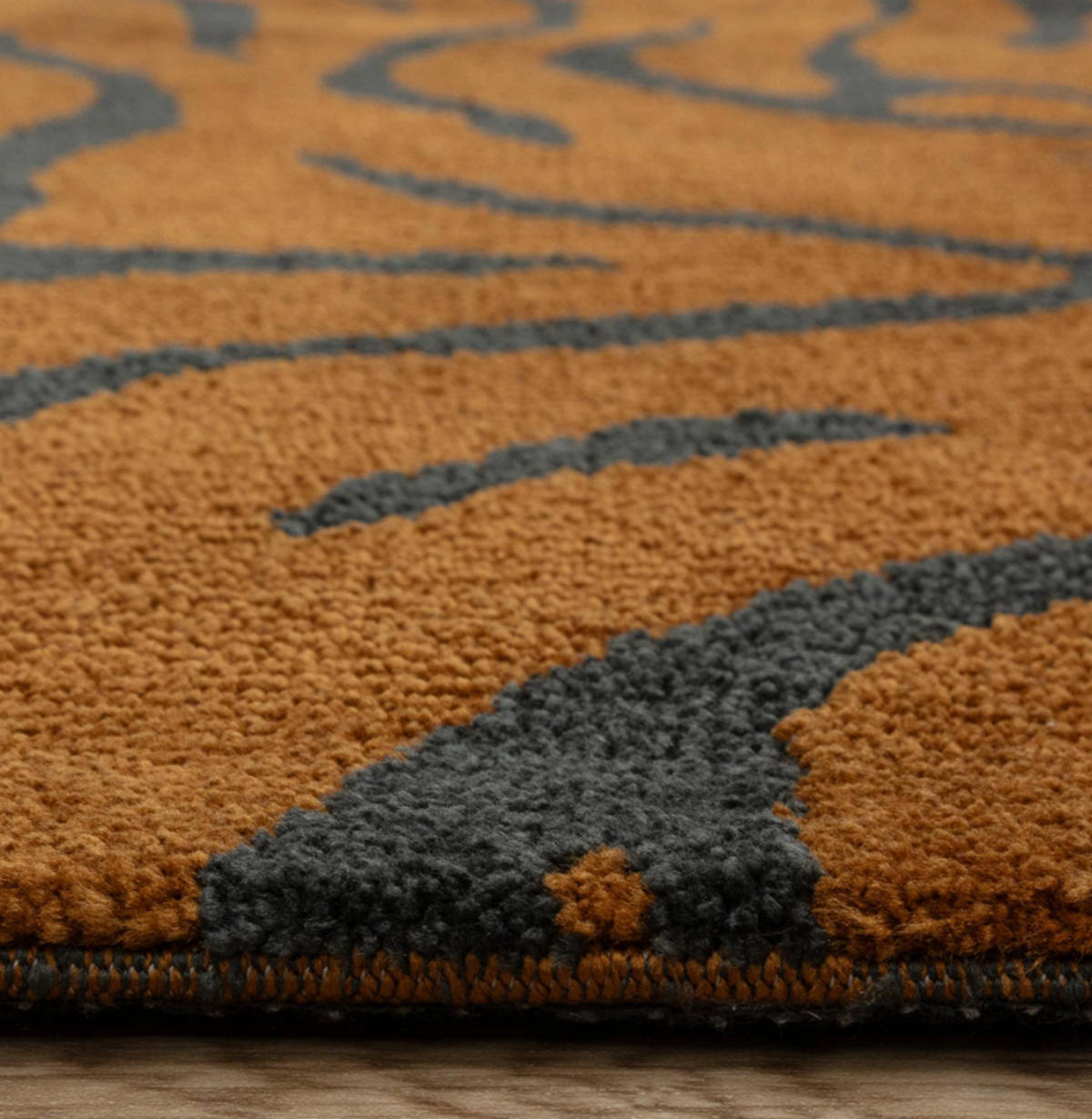 TEPPICH modern Flachgewebe SAVAGE Orange 160 x 230 cm - Orange, Textil (160/230cm) - Novatrend