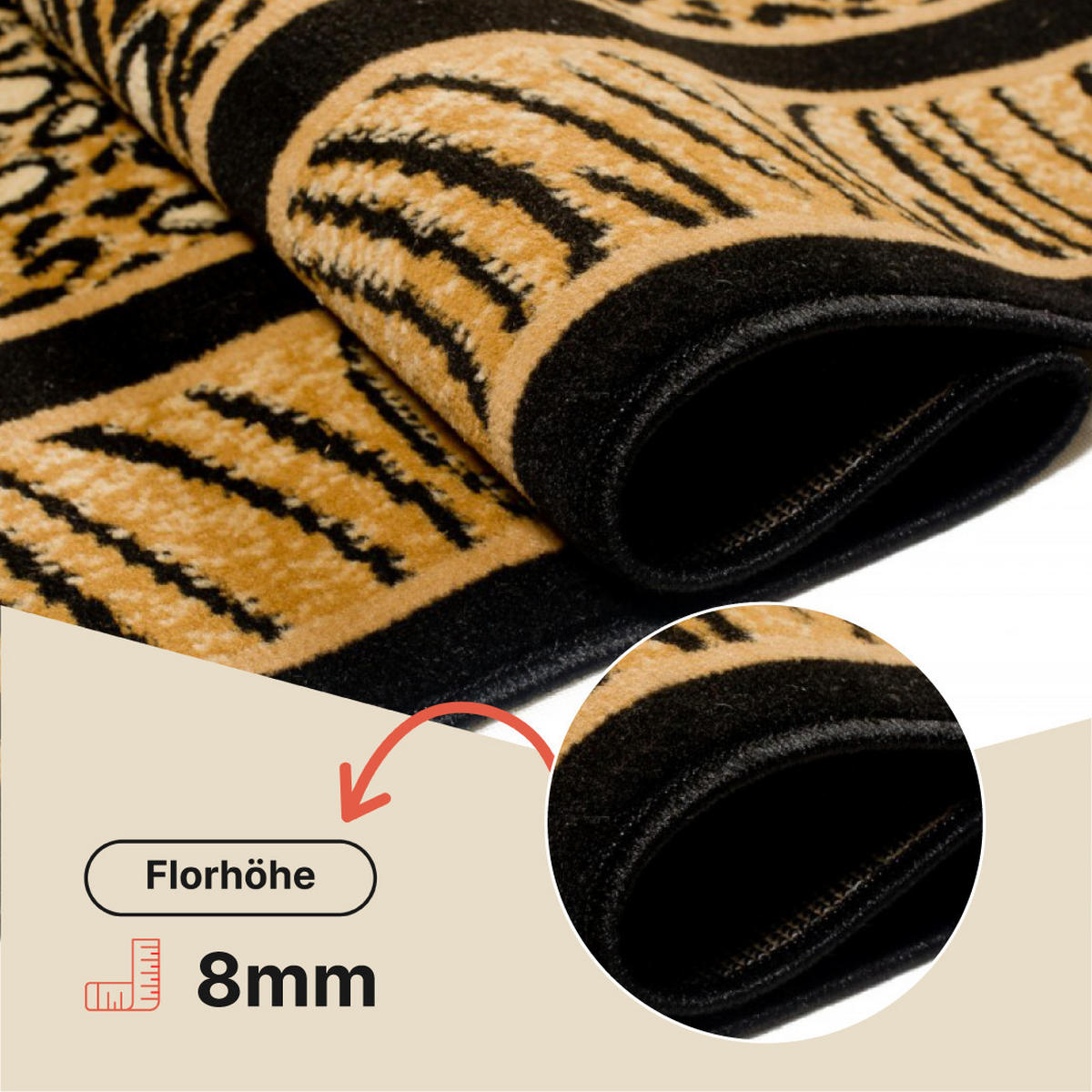 TEPPICH ATLAS Braun 250/300 cm - Braun, Textil (250/300cm) - Tapiso
