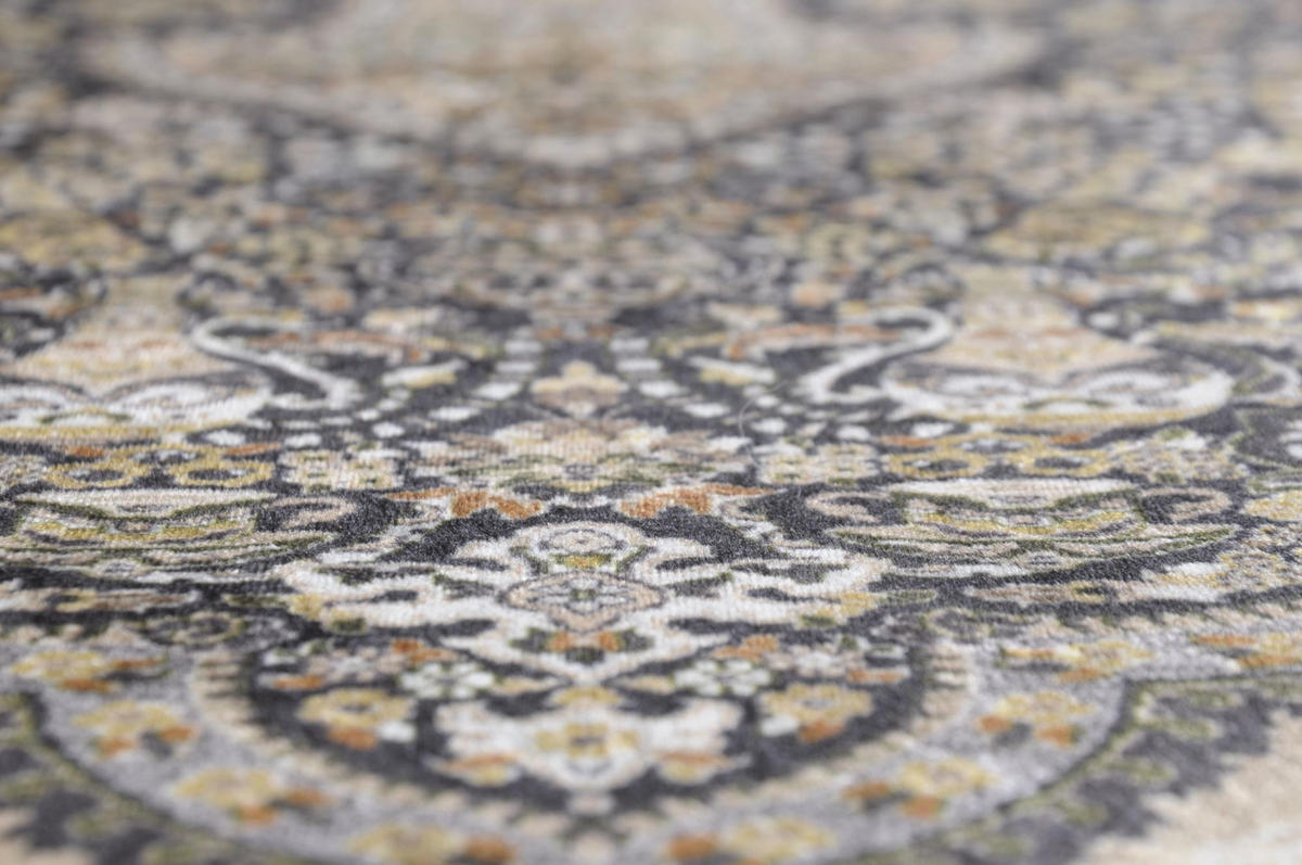 ORIENTTEPPICH Gaia 140x200 cm - Goldfarben, Textil (140/200cm) - Gino Falcone