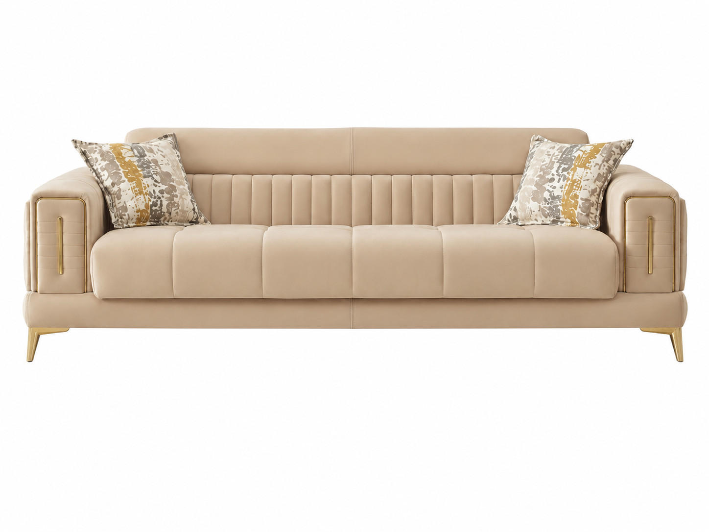 XXXLutz 3-Sitzer Beige 240x80x95 cm