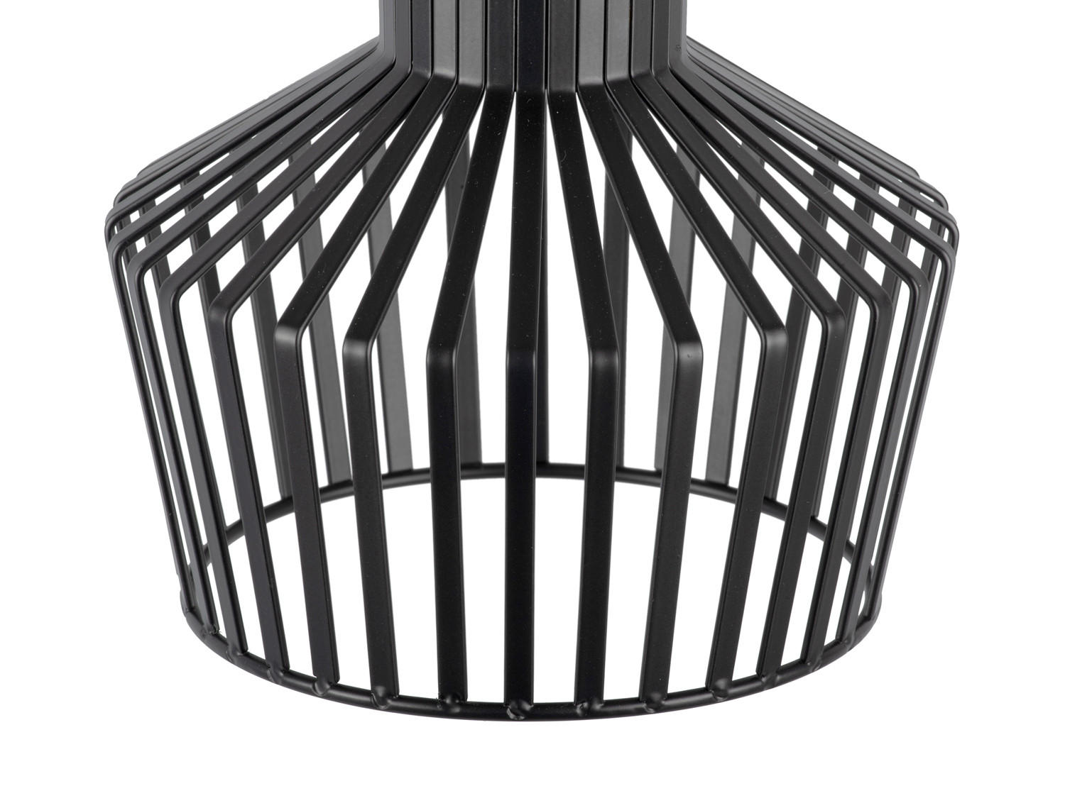 HANGELAMPE Lignes Cap 18/18/14 cm - Schwarz, Metall (18/18/14cm) - Leitmotiv
