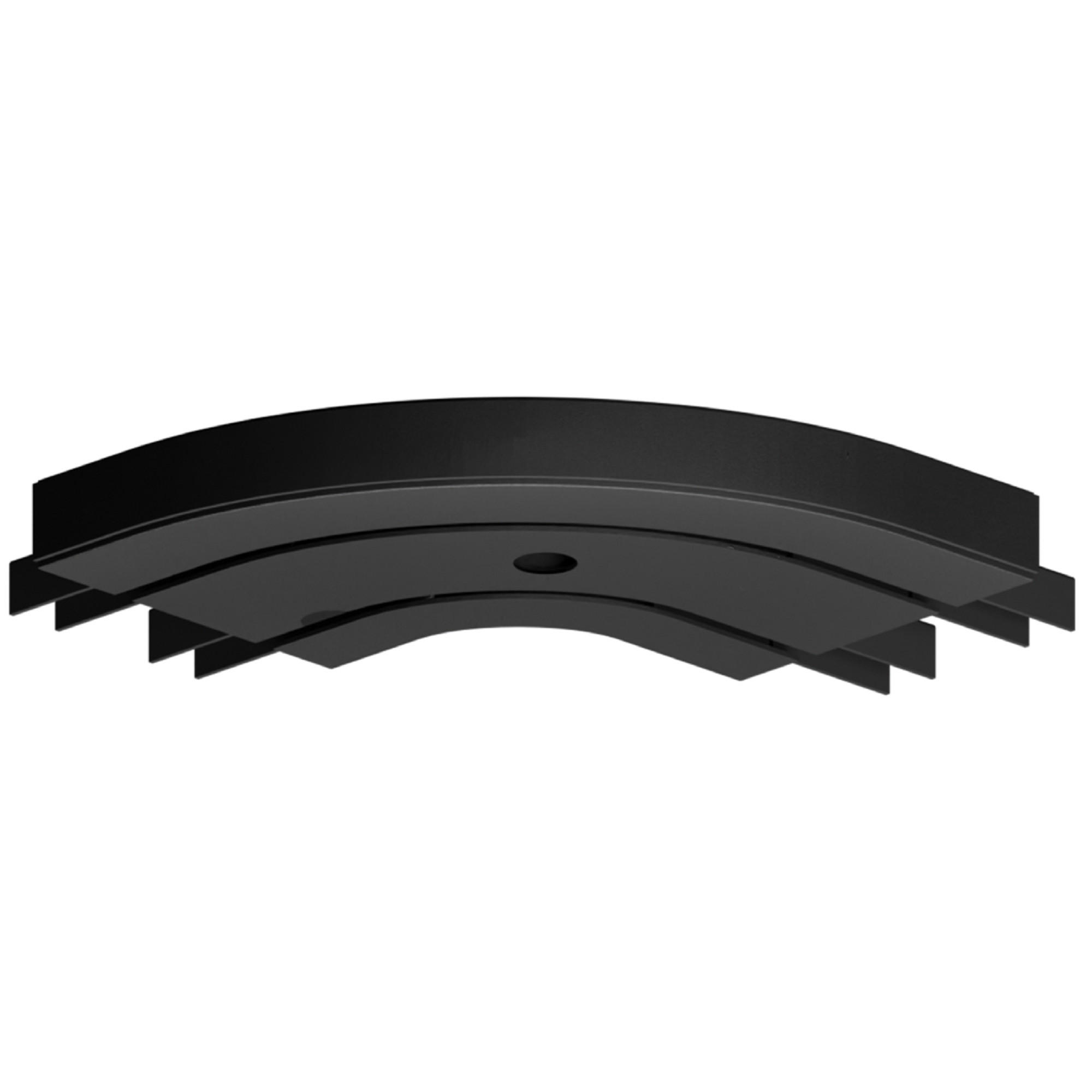 Bestlivings Rundbogen Schwarz 13x1.8x13 cm