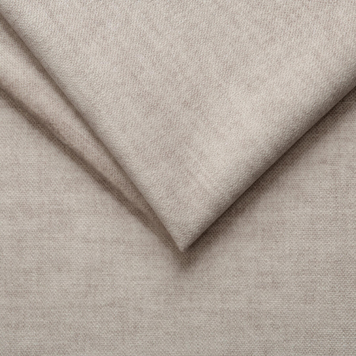 ECKSOFA Lopez Beige Samt-Stoff - Beige/Schwarz, Holz/Kunststoff (264/162cm) - S-Style Möbel