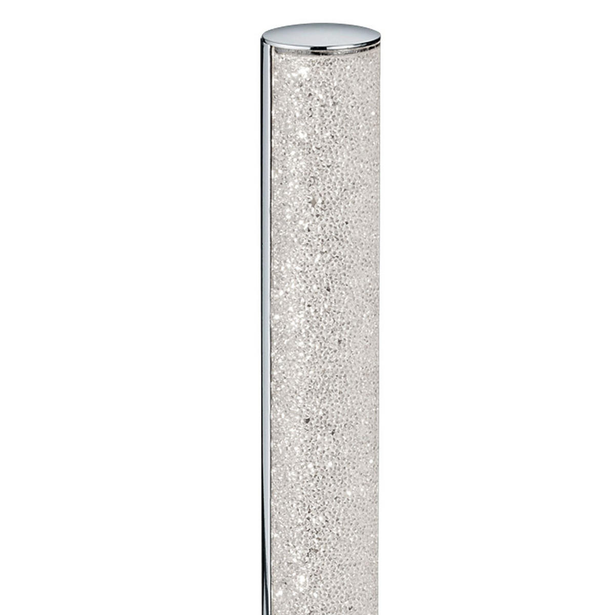 LED TISCHLEUCHTE Leia Silber Chrom - Silberfarben, Metall (15/15/40cm)