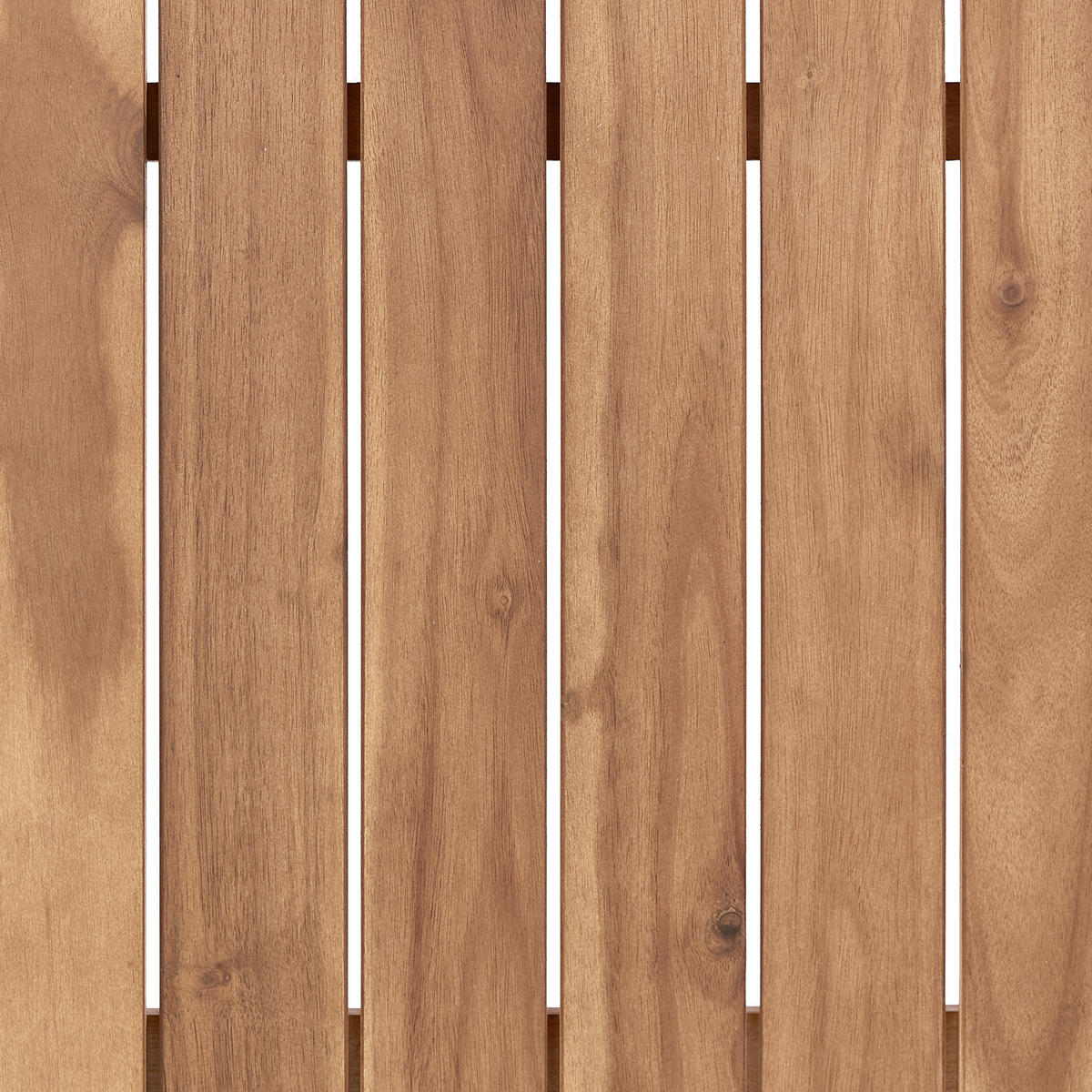 GARTENTISCH Heller Holzfarbton Paraggi - Hellbraun, Holz (90/180/77cm) - Beliani