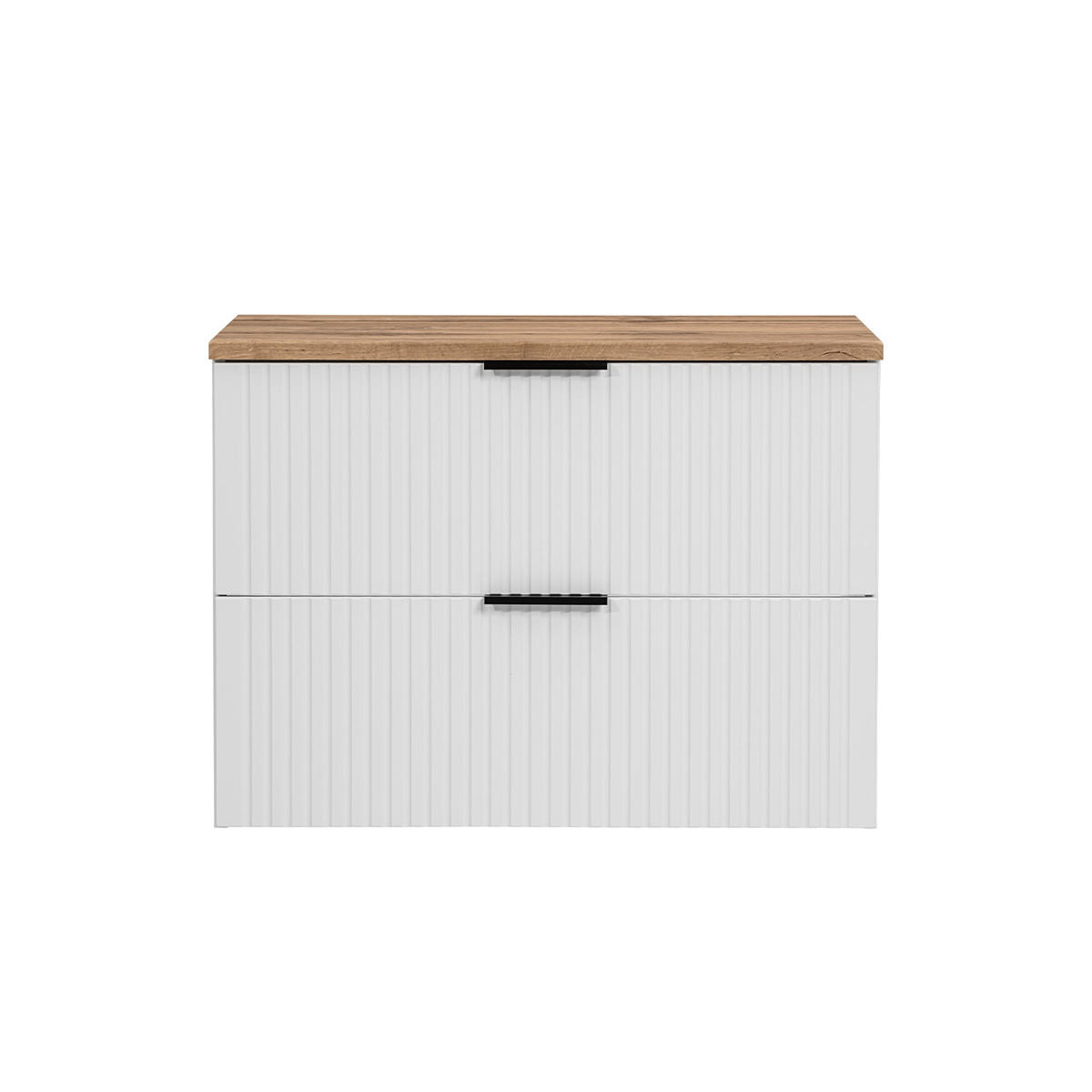 WASCHTISCHUNTERSCHRANK 80.6cm Adriel Weiß - Weiß, Holzwerkstoff (80.6/59/46cm) - Petits-meubles