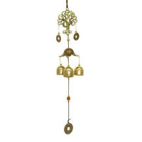 WINDSPIEL Glücksbaum Metall Gelb 49,5 cm - Bronzefarben, Metall (49.5/10/10cm)