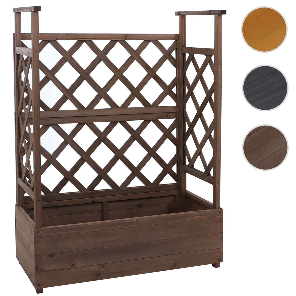 HOCHBEET Dunkelbraun - Dunkelbraun, Holz (85/114/44cm) - MCW