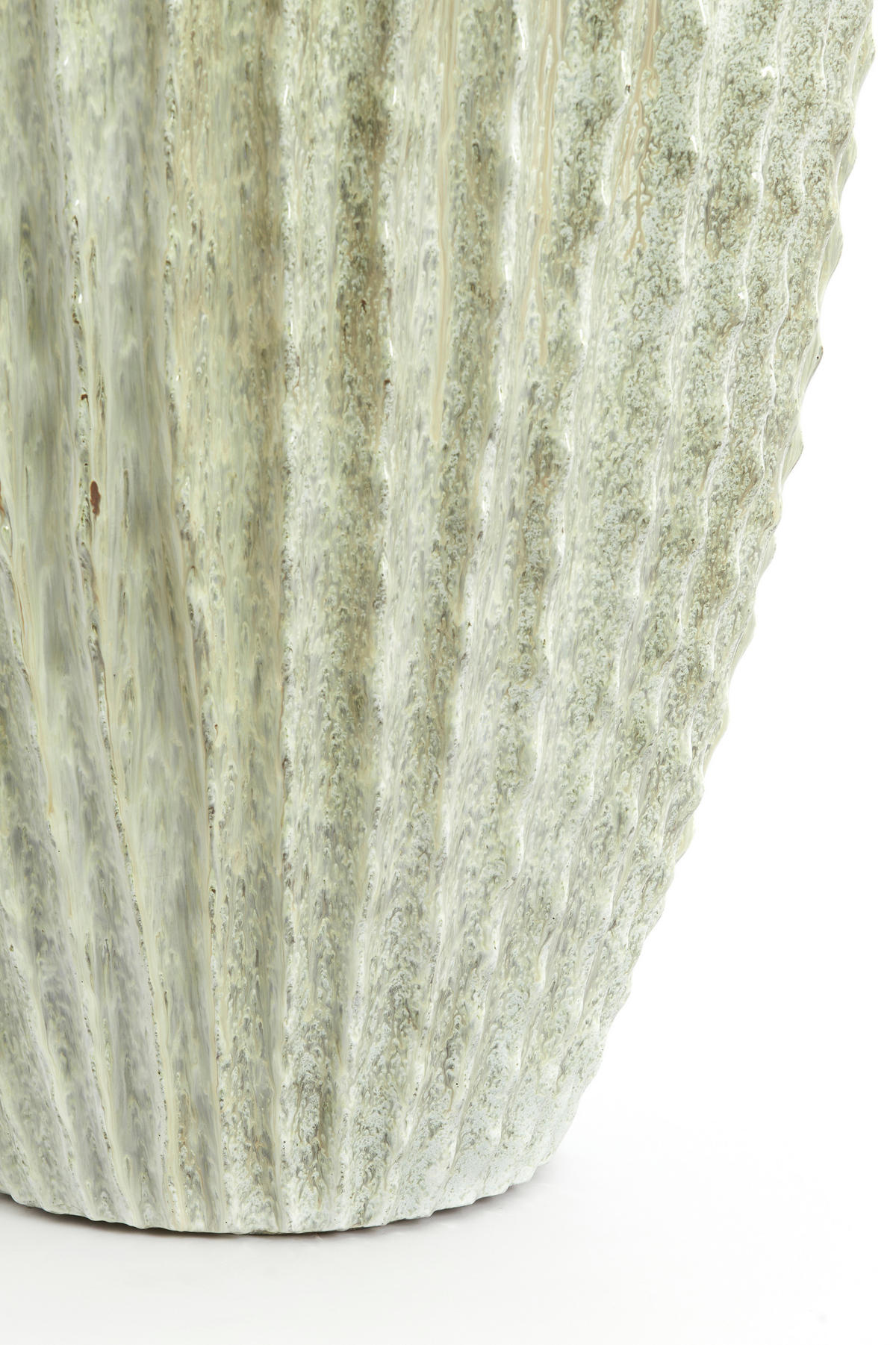 VAZE Cacti Grün 52/52/65 cm - Grün, Stein (65cm) - Light & Living