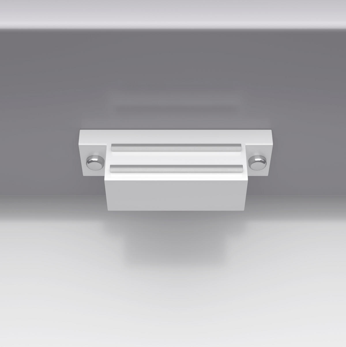 WASCHTISCHKOMBI 76/46/87 cm in Grau mit Keramikbecken und Schublade - Grau, Holzwerkstoff (76/87/46cm) - BEAOK