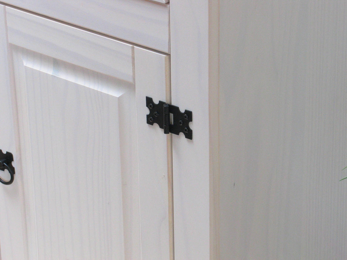 SIDEBOARD weiß - Weiß, Holz/Textil (92/84/44cm) - ebuy24