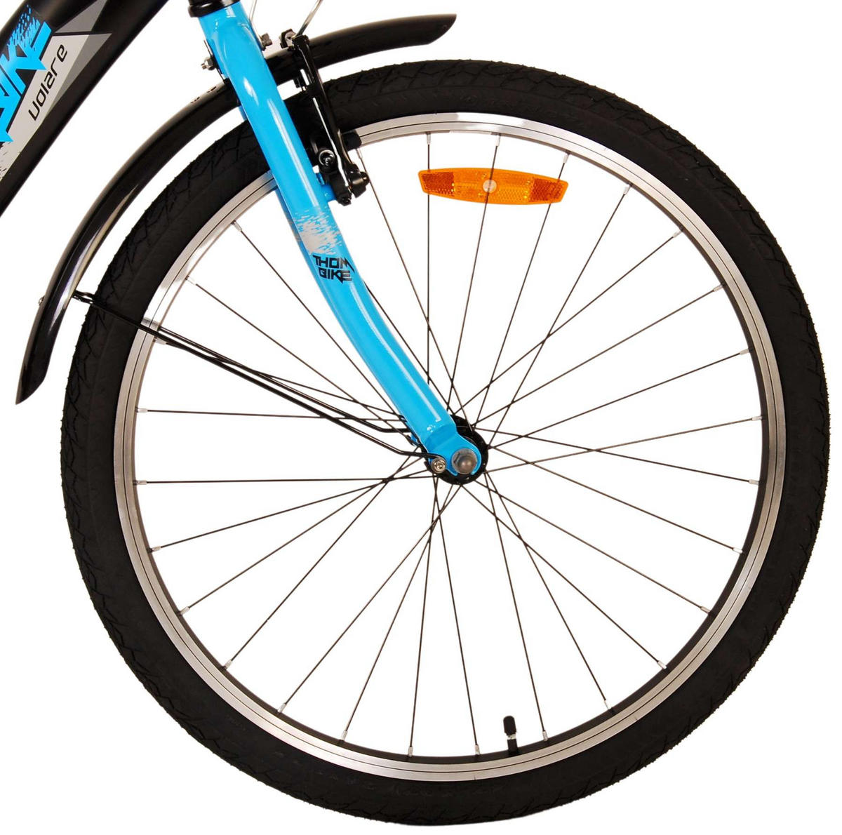 KINDERFAHRRAD Thornbike - Jungen - Rücktritt + Handbremse - 24 Zoll - Blau - Blau, Metall (61cm) - TPFSports