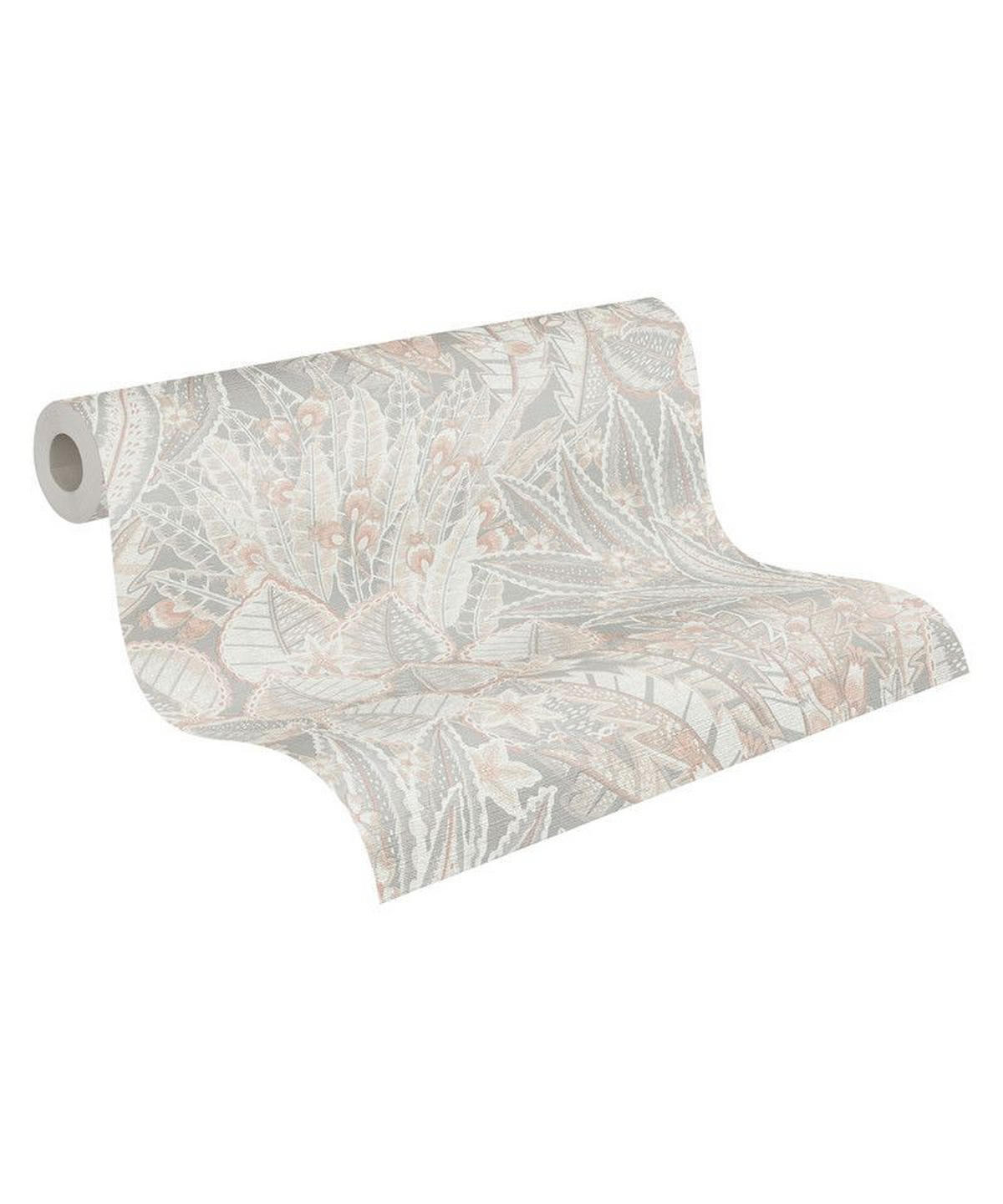 VLIESTAPETE Grau 53/1005 cm - Grau, Textil (53/1cm) - KUNSTLOFT