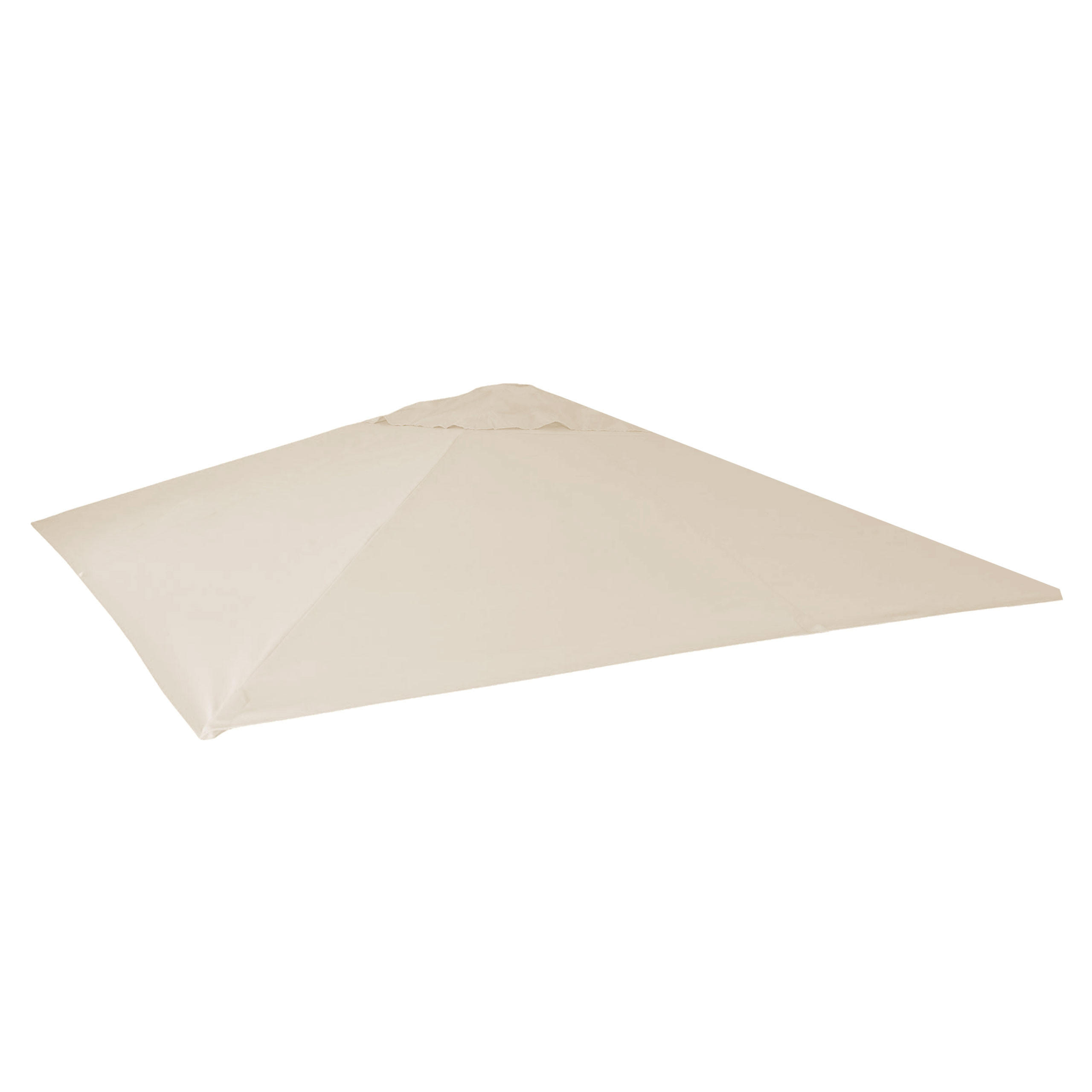 ERSATZ-BEZUG SONNENSCHIRM Cremeweiß - Weiß, Textil (490/490cm) - MCW