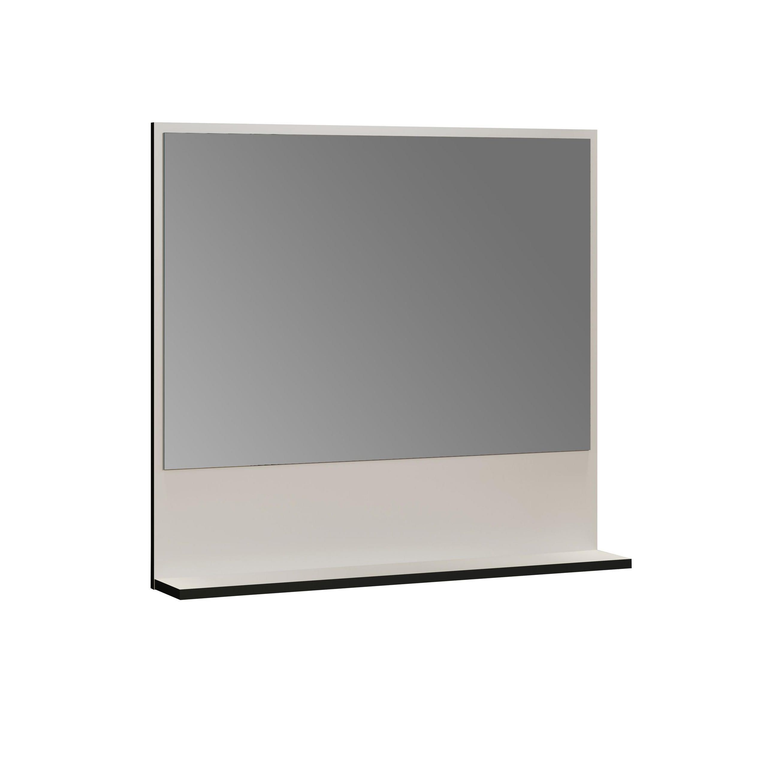 Trendteam Wandspiegel Hellgrau 80x74x14 cm
