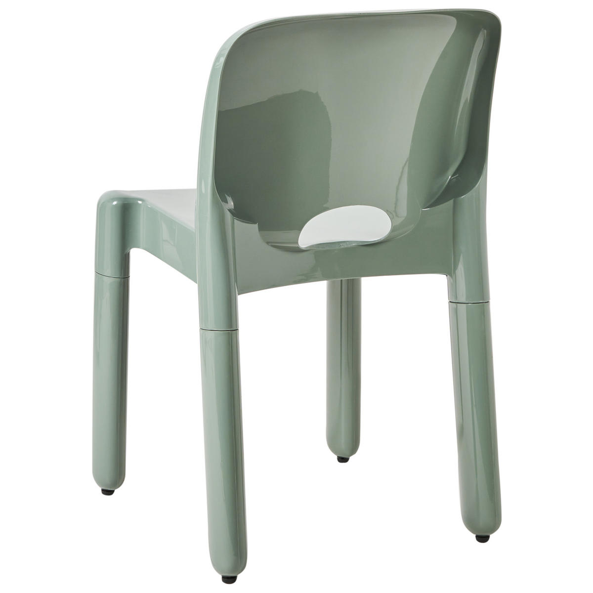 GARTENSTUHL 4er-Set Grün Betim - Grün, Kunststoff (43/76/49cm) - Beliani