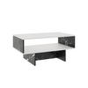 COUCHTISCH Mjölby 80/45/37 - Schwarz, Holzwerkstoff (45/80/37cm) - [en.casa]