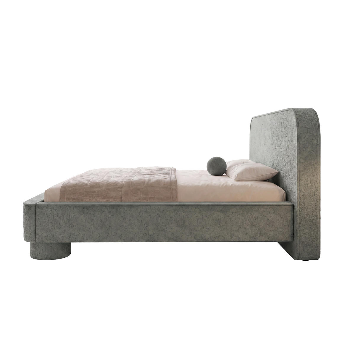 POLSTERBETT SALNUK 120x200 cm, Grün - Grün, Textil (200/120cm) - Fedve