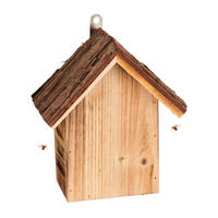 MARIENKÄFERHAUS - Hellbraun, Holz (19/23/12.5cm) - Relaxdays