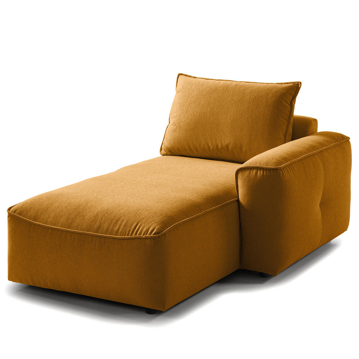 MODULLONGCHAIR - Orange, Holz/Textil (170/82/105cm) - home24
