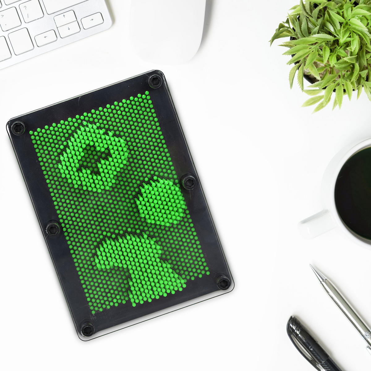 3D-NAGELBILD - Multicolor, Kunststoff (13/18/7.5cm) - Relaxdays