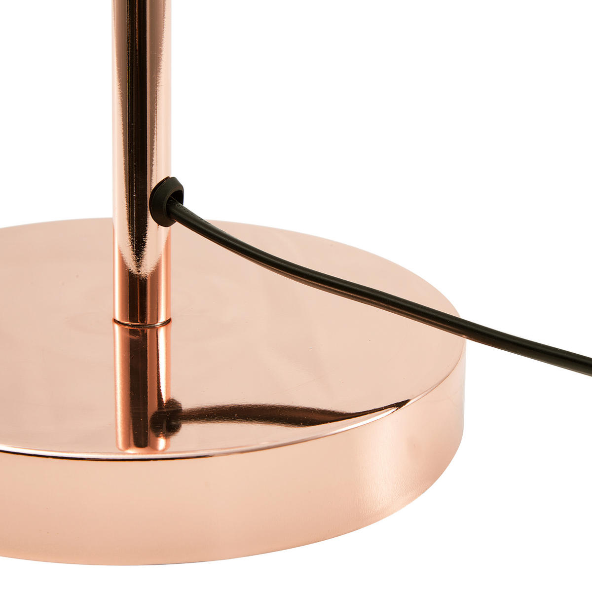 TISCHLAMPE Senette 24/24/44 cm - Kupferfarben, Metall (24/24/44cm) - Beliani