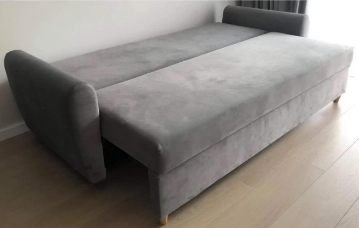 SOFA Dunkelblau LILI Ausziehbar - Blau, Textil (229/95/87cm) - Sepro Meble