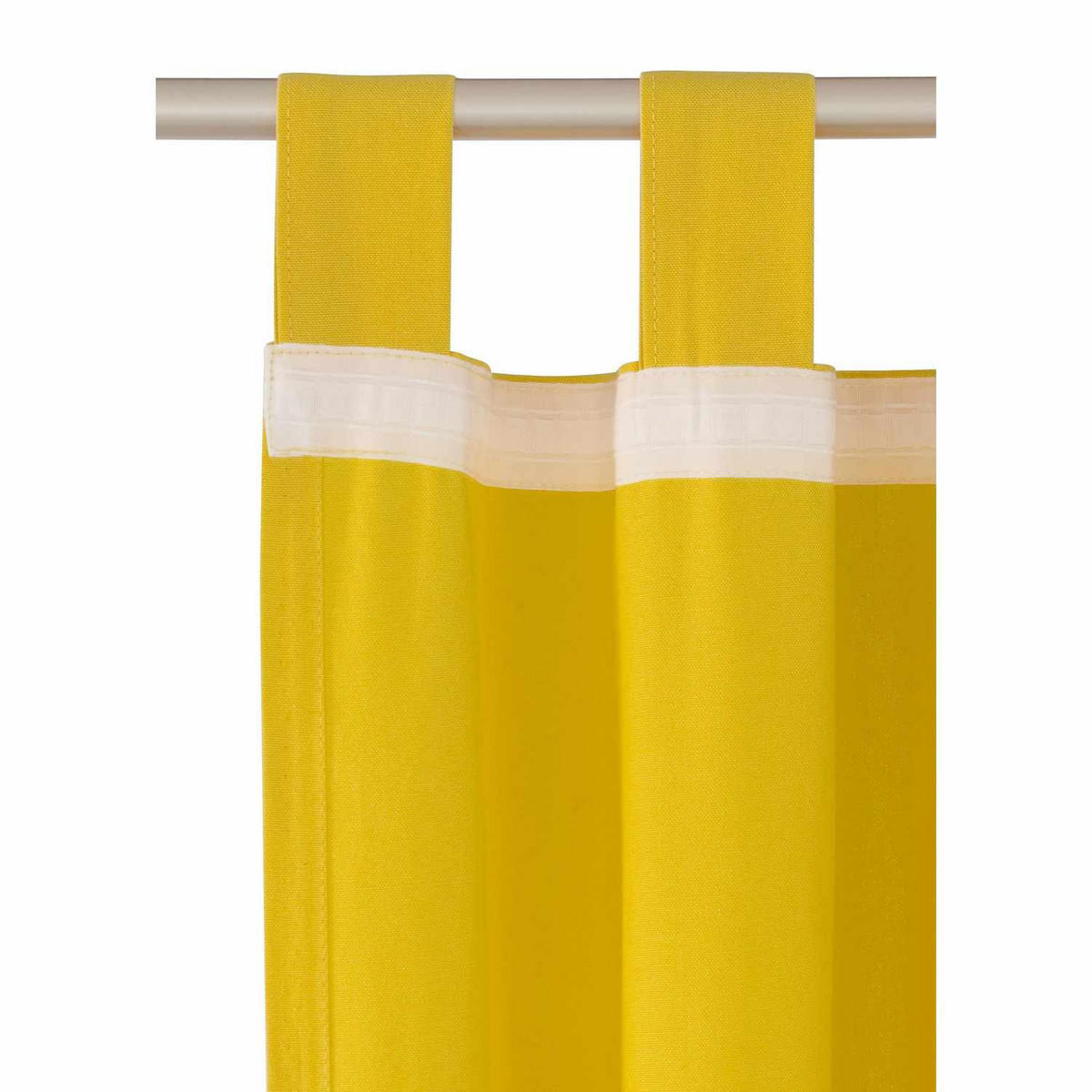 SCHLAUFENVORHANG IM UNI DESIGN DOVE Blickdicht - Sonoma Eiche, Textil (140/0.5/255cm) - Tom Tailor