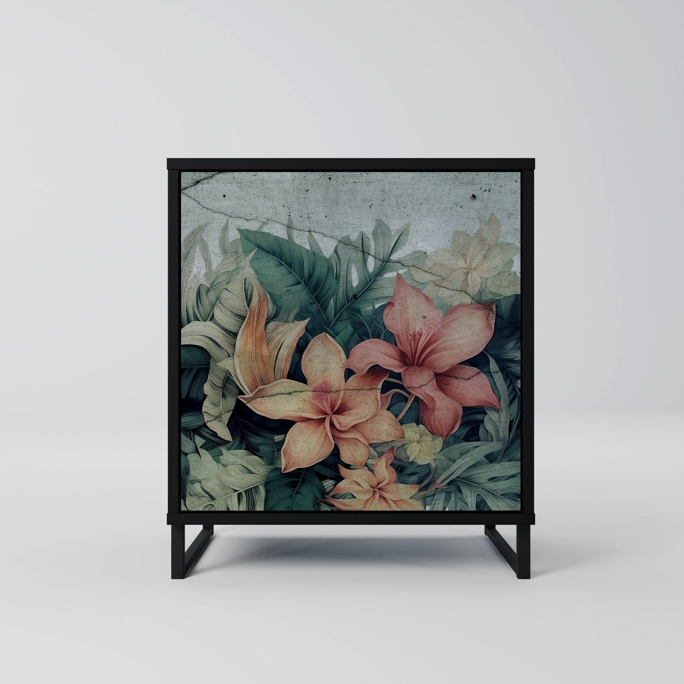 SpaceRebels Sideboard Schwarz 57.5x67.5x42 cm