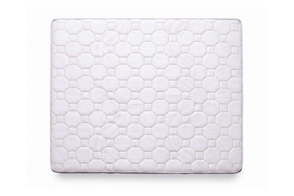 MATRATZE Grand Spring Hotel - 200X200 cm- Härtegrad H3/H4 - Grau, Textil (200/200cm) - Moonia