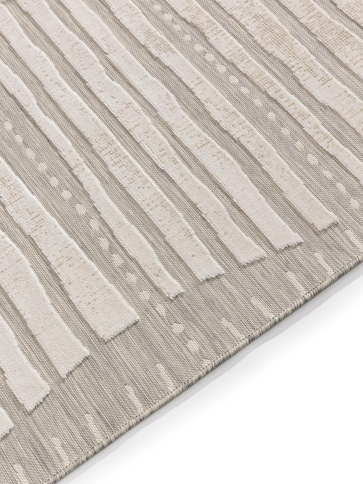 OUTDOORTEPPICH Flora Beige 160x230 cm - Creme, Kunststoff (160/230cm) - benuta