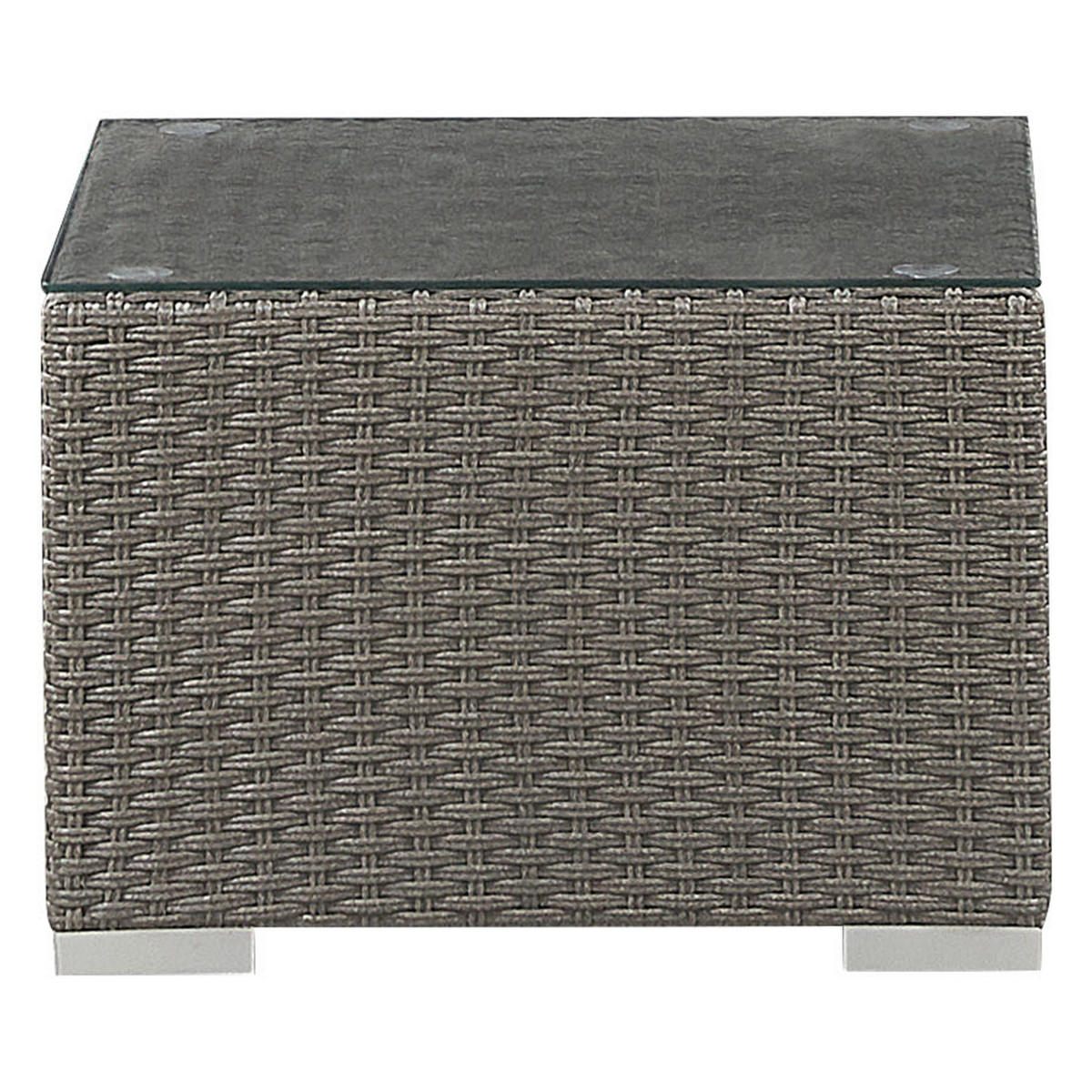 LOUNGE-SET grau modular Maestro - Grau, Kunststoff - Beliani