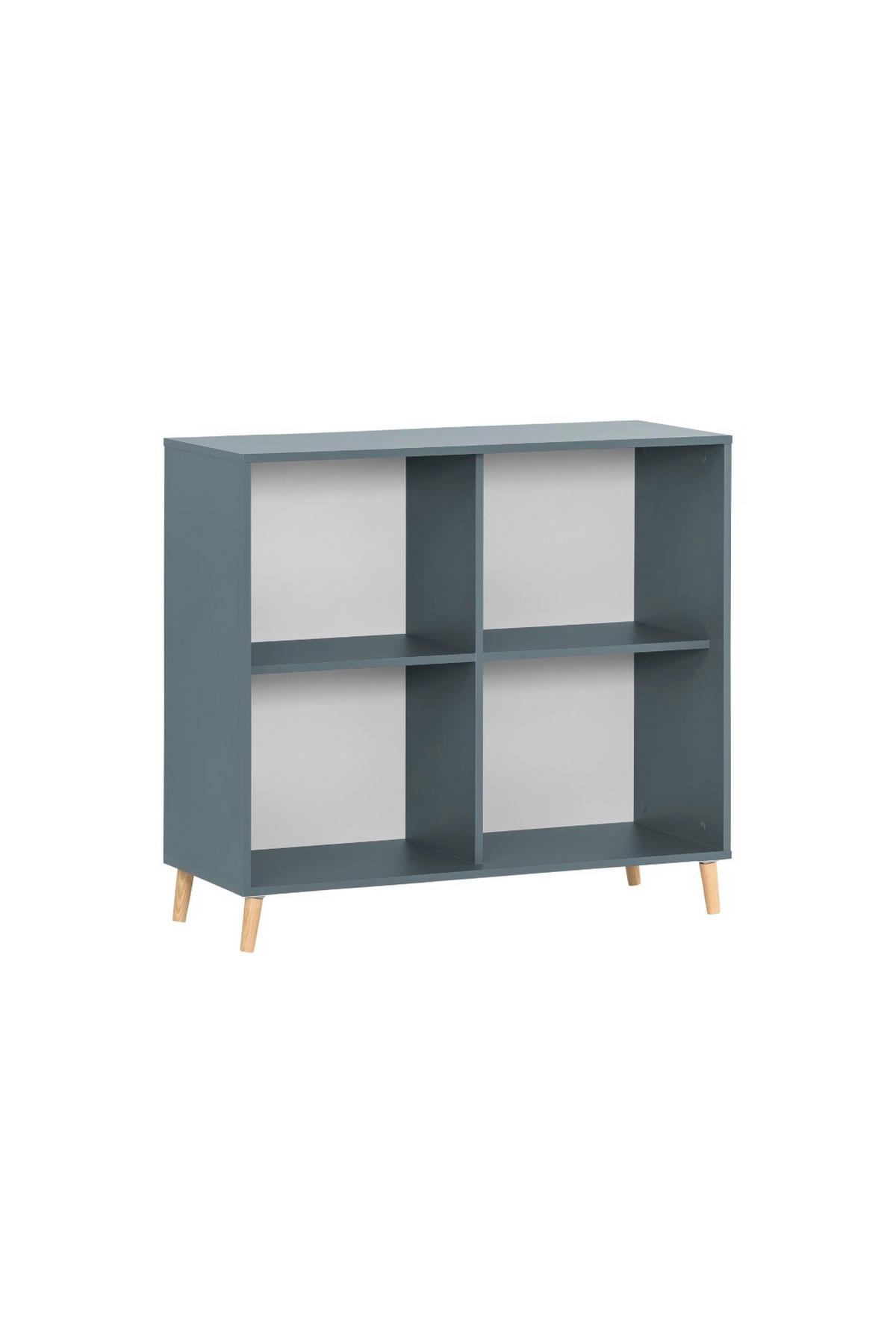 AKTENREGAL Jaguar Set AKTENSCHRANK & REGALKREUZ Breite 100 cm Blau - Blau, Holz (100/168.7/41cm) - PROREGAL