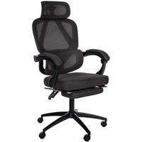 BÜROSTUHL Zeron schwarz - Schwarz, Textil/Metall (61/150/69cm) - TPFLiving