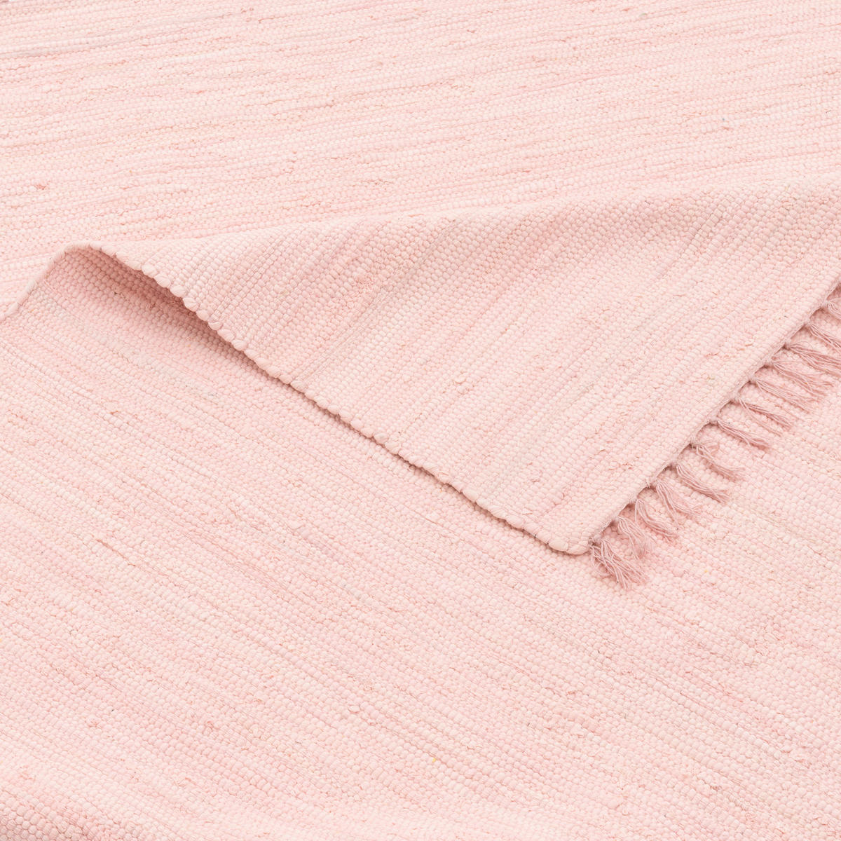 BAUMWOLLE NATUR TEPPICH JOLLY COTTON - Rosa, Textil (160/230cm) - Pergamon