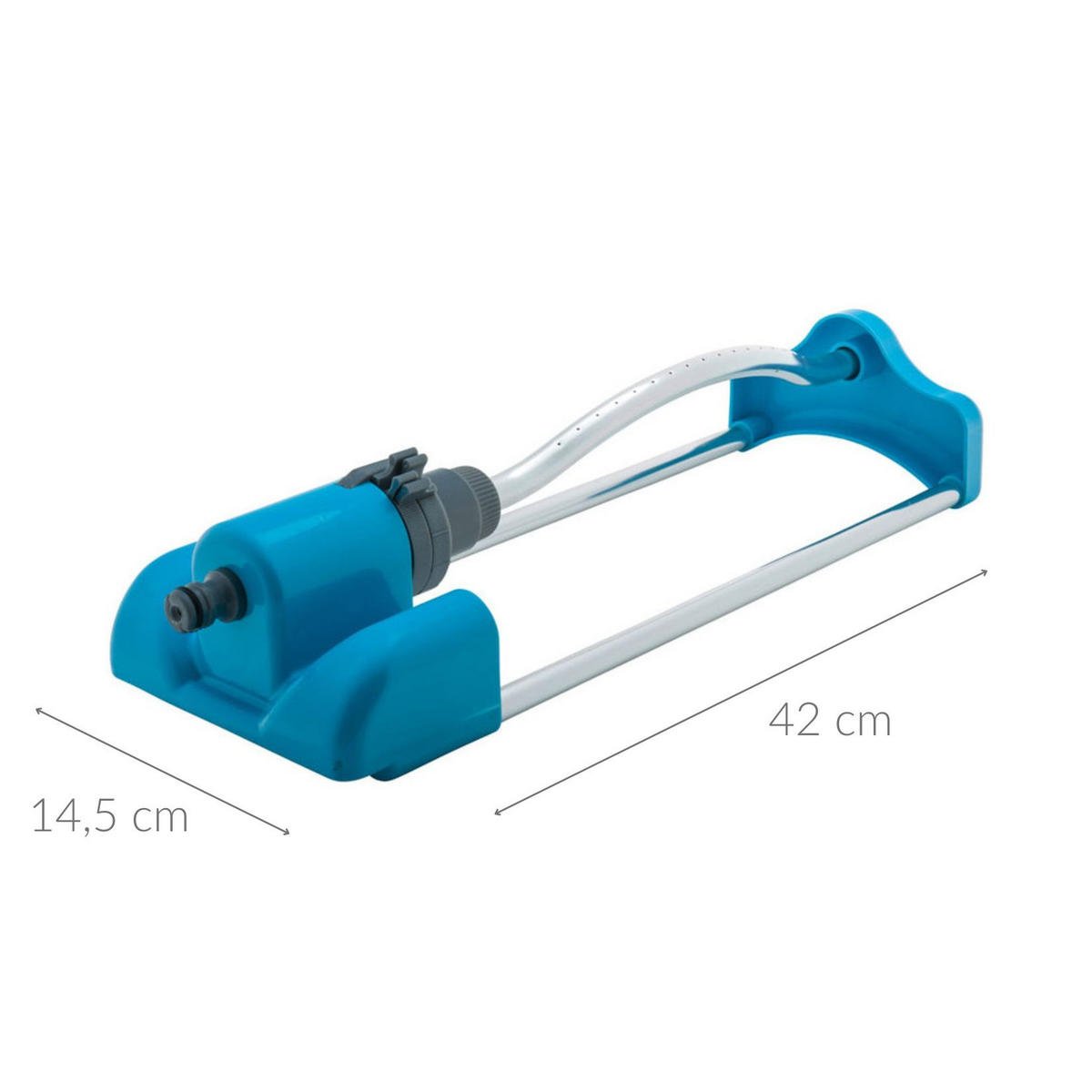 RASENSPRINGER oszillierend - Blau, Kunststoff (8.8/42/14.5cm)