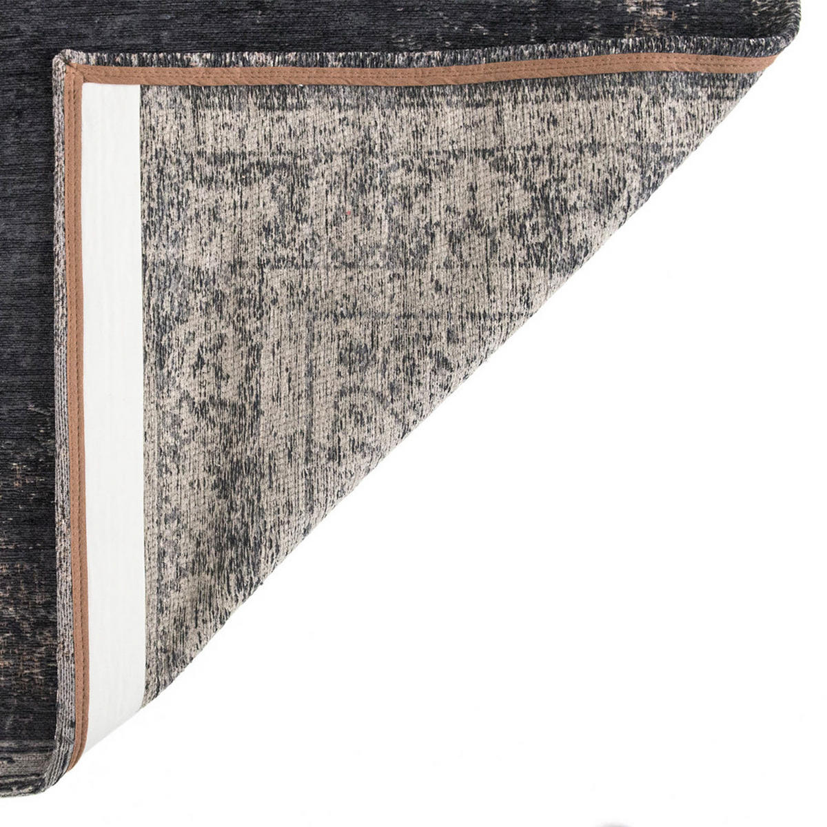 TEPPICH Mineral Black Fading World 170/240 cm - Schwarz, Textil (170/240cm) - Louis De Poortere