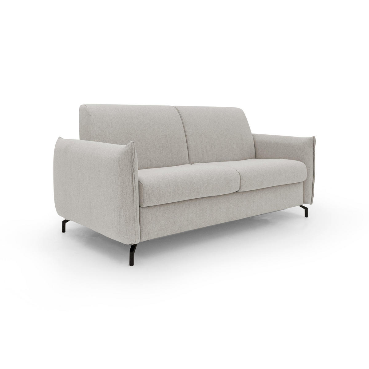 SCHLAFSOFA Scarlet - Creme, Textil (195/95/96cm) - Divani.store