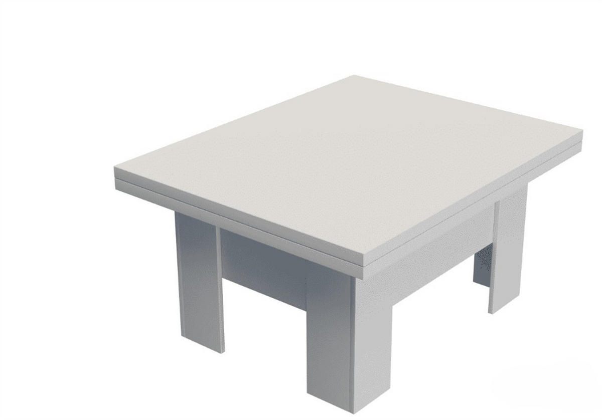 ESSTISCH ROKAR Ausziehbar 100 - 200 / 80 x 78 cm - Weiß, Holz (100/80/78cm) - MASSENO