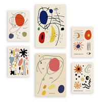 POSTER Set Mit 6 Zusammenfassung Picasso Matisse Inso A3 & A4 Rahmenlos - Klar, Papier (29/3cm) - Nacnic
