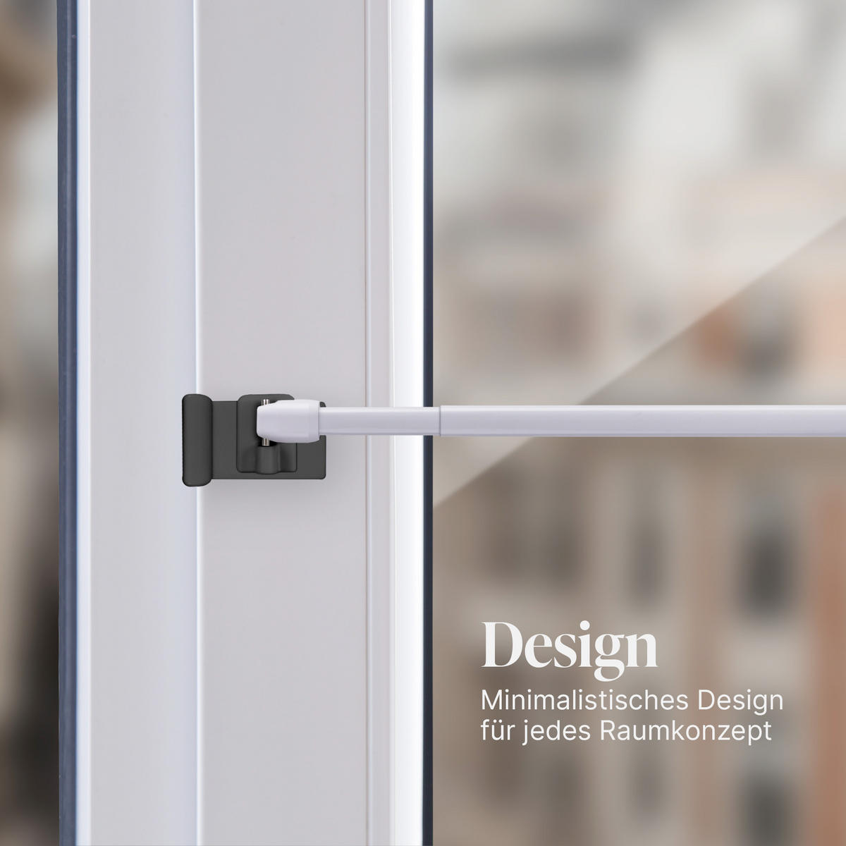 KLEMMTRÄGER für Vitragestangen 20er Pack - Anthrazit, Kunststoff (2/4/4cm) - Bestlivings