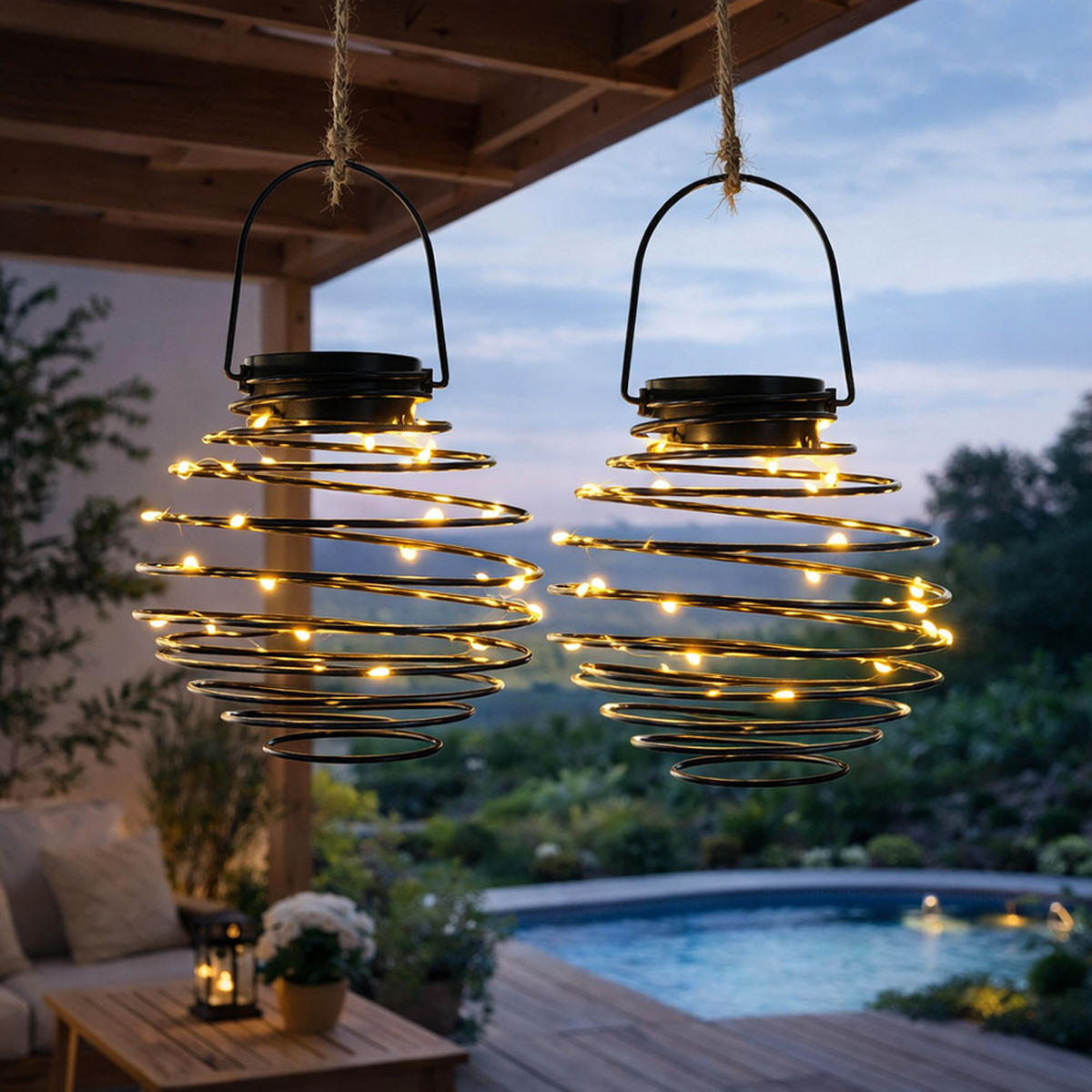 LED SOLARLEUCHTE Bienennest Anthrazit 2er Set - Anthrazit, Kunststoff (15/15/15cm)