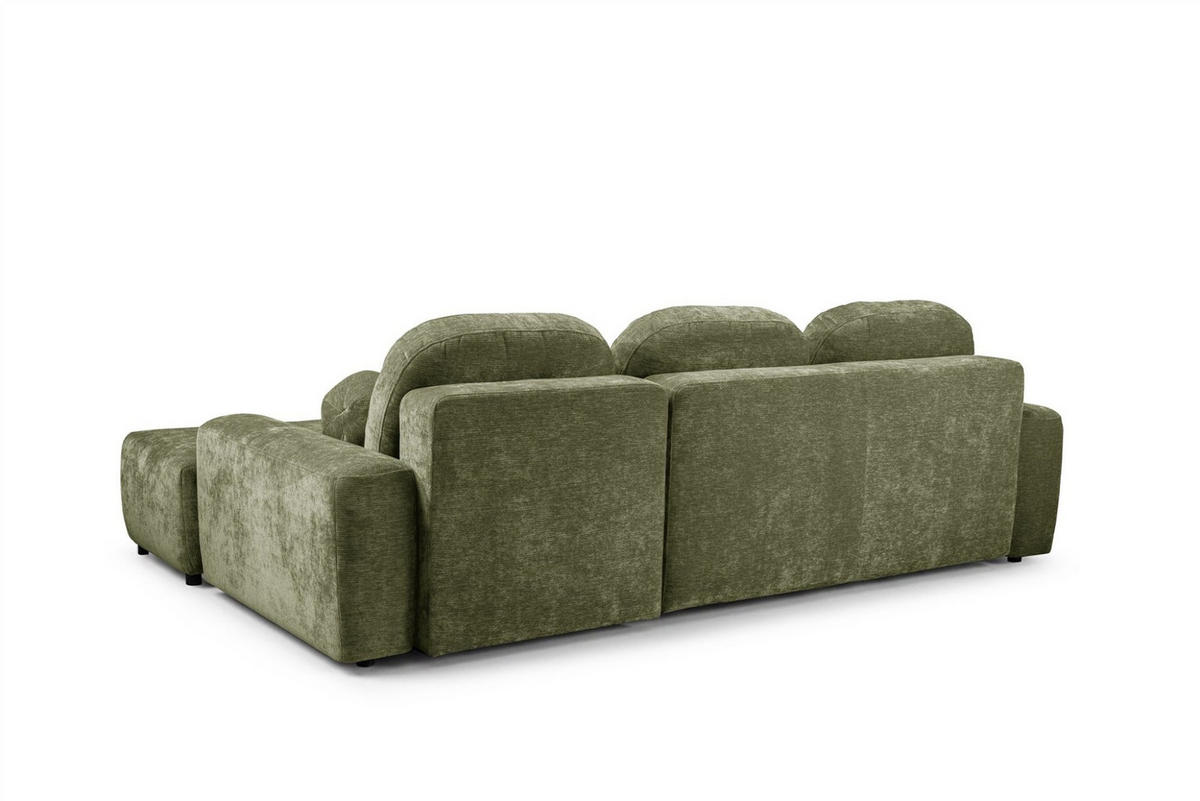 ECKSOFA Argos In Vibe - Grün, Holzwerkstoff/Textil (267/170cm) - Fun Möbel
