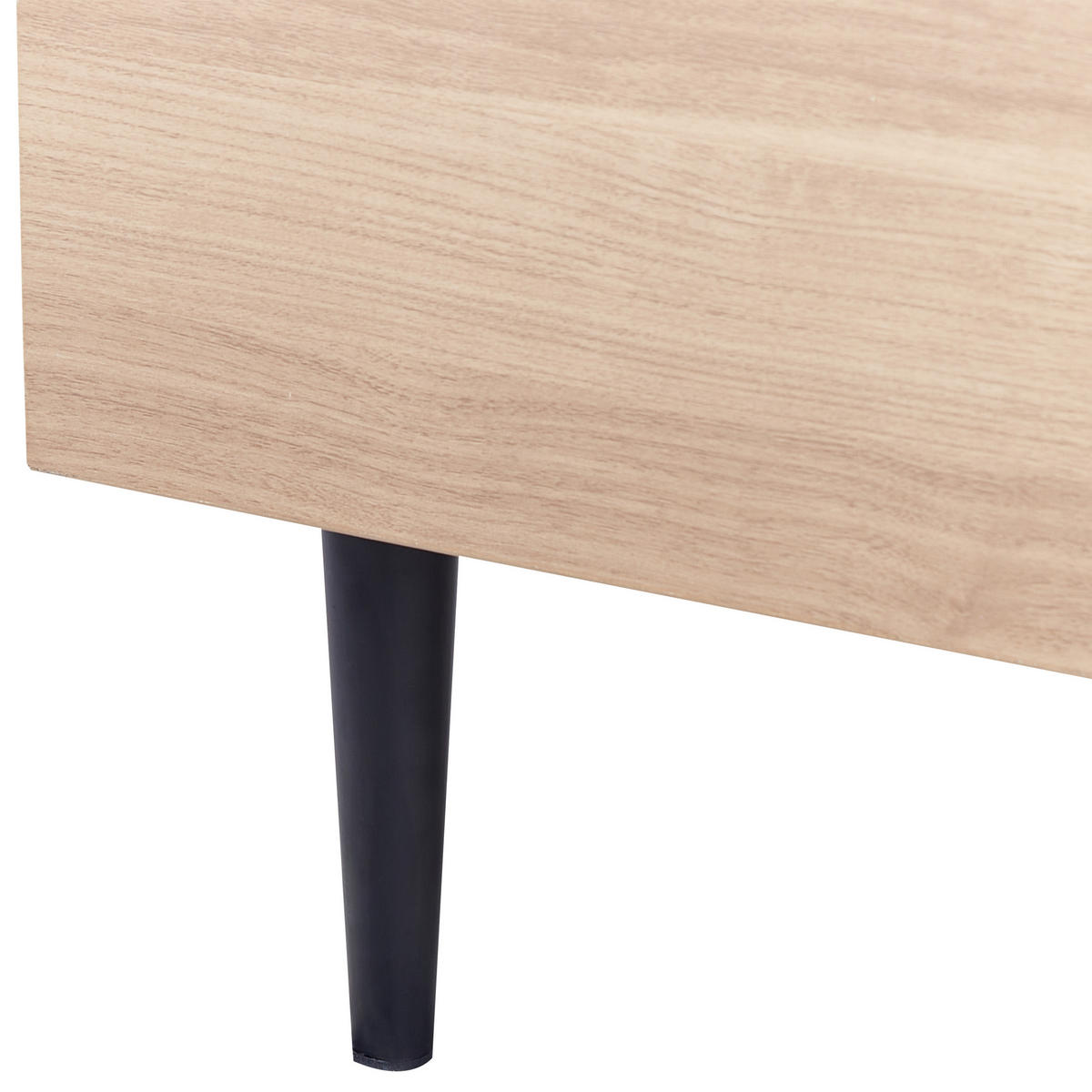 BETT 180/200cm Cremeweiß Millay - Creme, Textil (180/200cm) - Beliani
