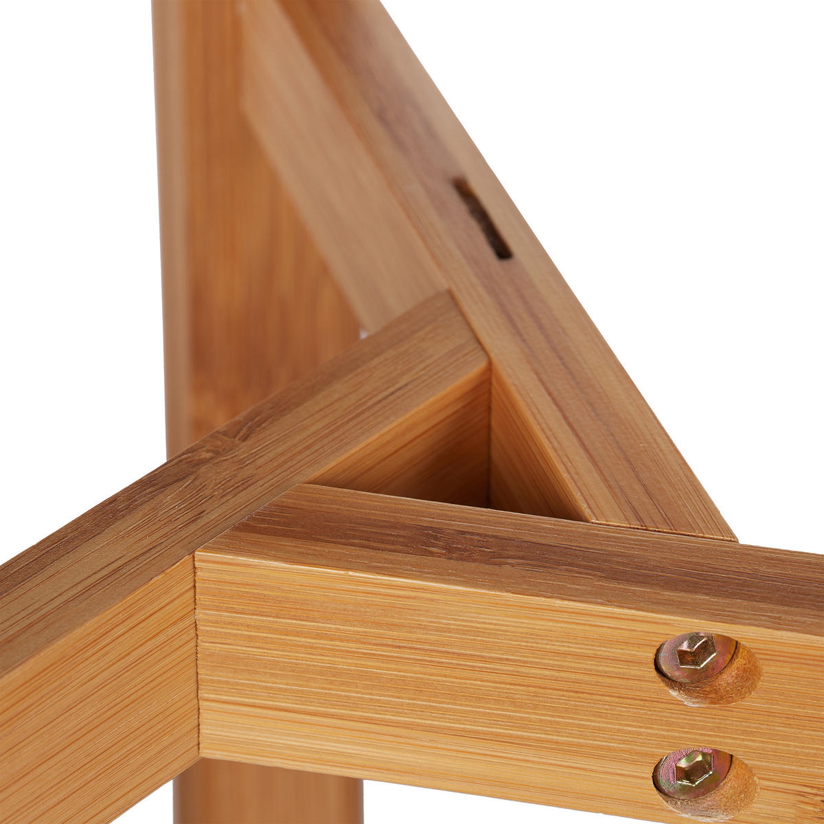 BLUMENREGAL - Hellbraun, Holz/Holzwerkstoff (30/79/30cm) - Relaxdays