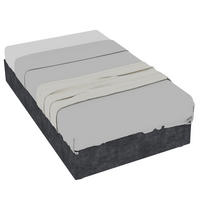 POLSTERBETT 90x200 cm Stauraum hydraulisch grau - Grau, Textil (90/200cm) - LEBENLANG
