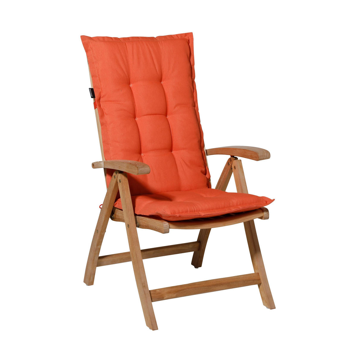 GARTENSTUHLKISSEN Panama 123/50 cm 4er-Set - Orange, Textil (50/7/123cm) - Madison