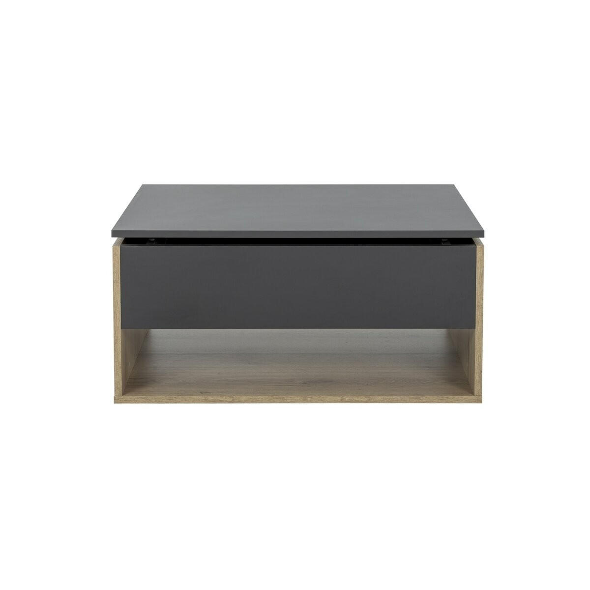 COUCHTISCH H44 cm - URBAN - Eschefarben, Holzwerkstoff (90/60/44cm) - Calicosy