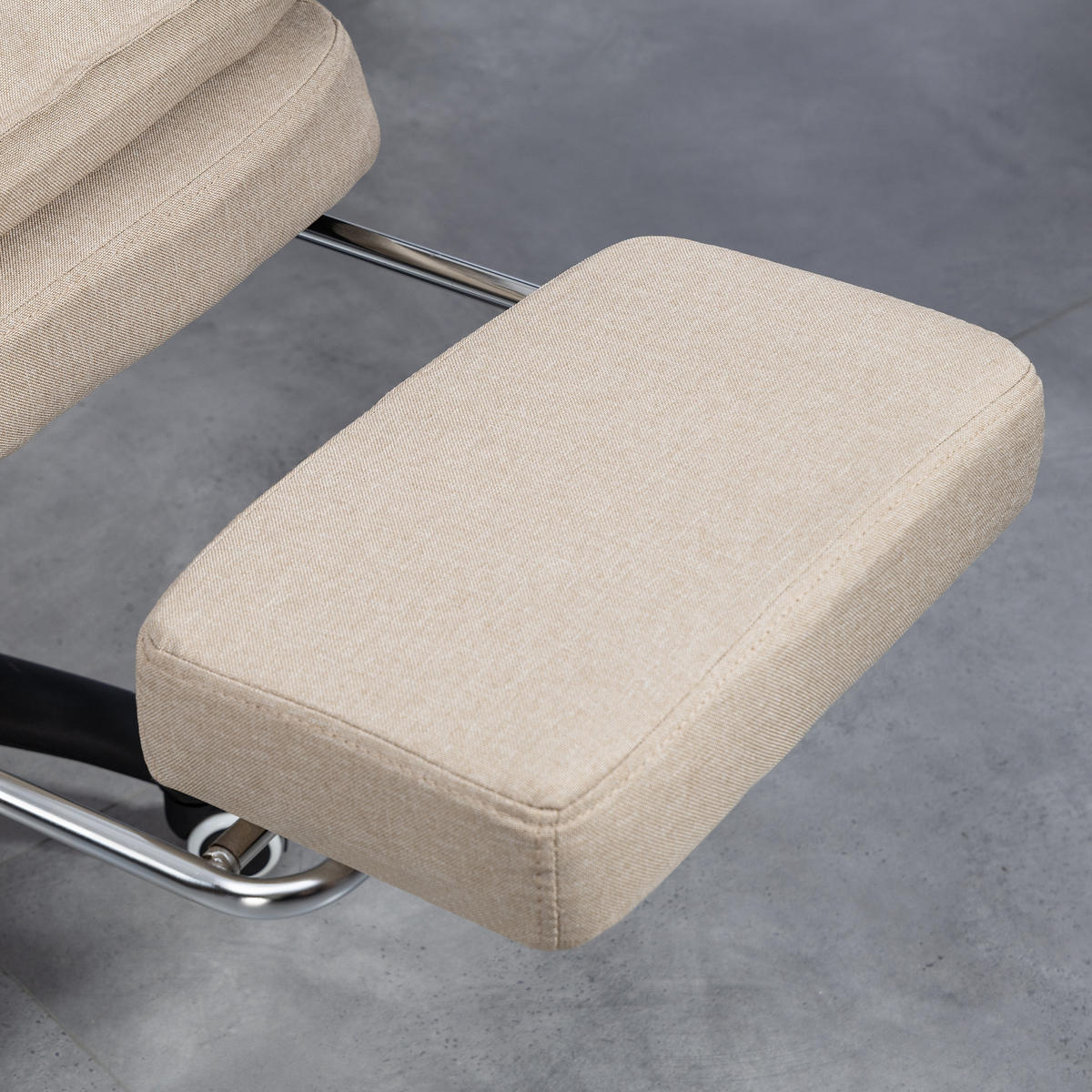 CHEFSESSEL DE-11706 mit Massagefunktion, 135° neigbar Beige - Beige, Textil (62/130/70cm) - ComfortXL